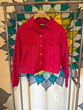 Parkers jeans pink denim jacket